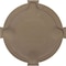 Ekena Millwork Round Gable Vent with Keystones, Non-Functional, 24"W x 24"H x 1 1/8"P GVRO24TDK - alternate 4